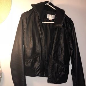 Leather jacket
